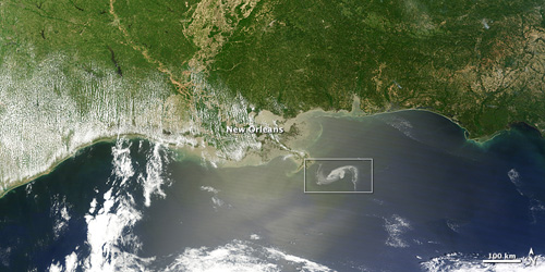 Gulf Oil Spill Creeps Towards Mississippi Delta 